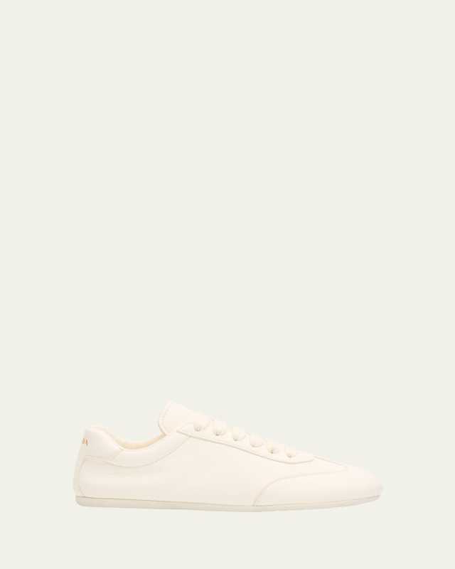 Thin Leather Low-Top Sneakers